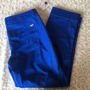 Vineyard Vines chino Capri pants size 4 New blue